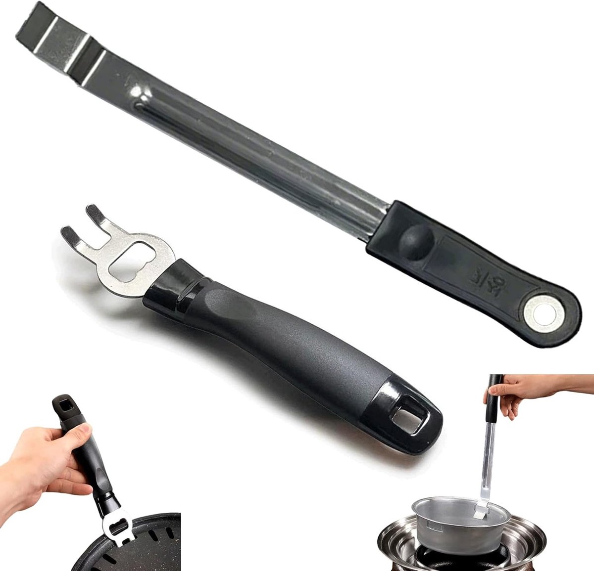 Roestvrijstalen Grill Levertje voor Barbecue - Anti-verbrand Accessoire voor Buiten Koken, Grillen en Barbecueën