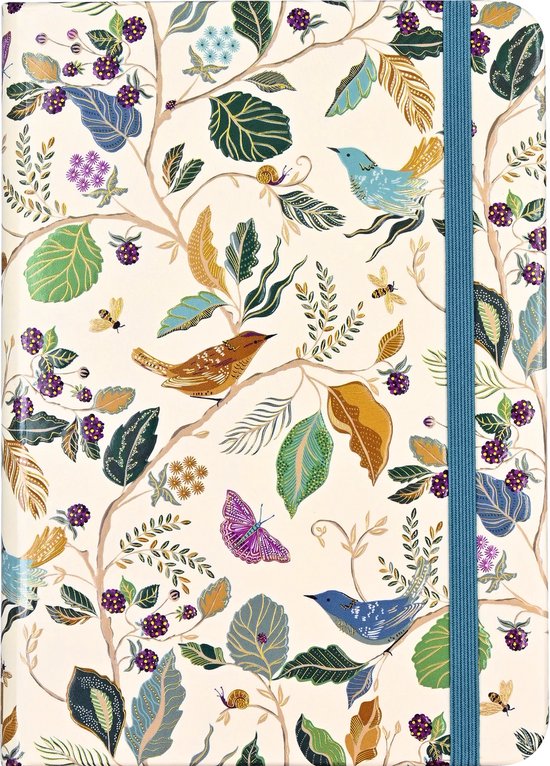 compacte notitieboek Peter Pauper Birds and Berries
