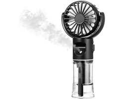 Draagbare elektrische handventilator met watersproeifunct...