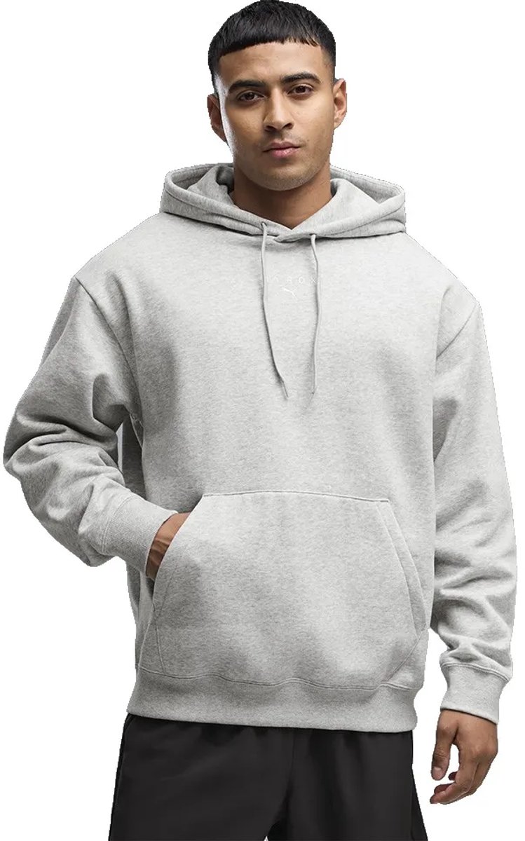 Puma X Hyrox Heavyweight Hoodie Man Grijs