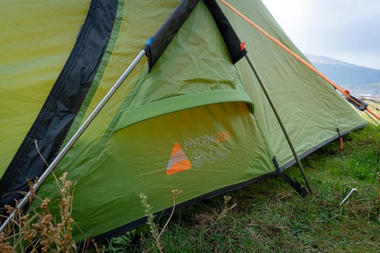Trekkingtent 2 Persoons - Waterdicht 5000 mm - 4-Seizoenen - Aluminium Stokken - 320 x 140 x 107 cm — afbeelding 4