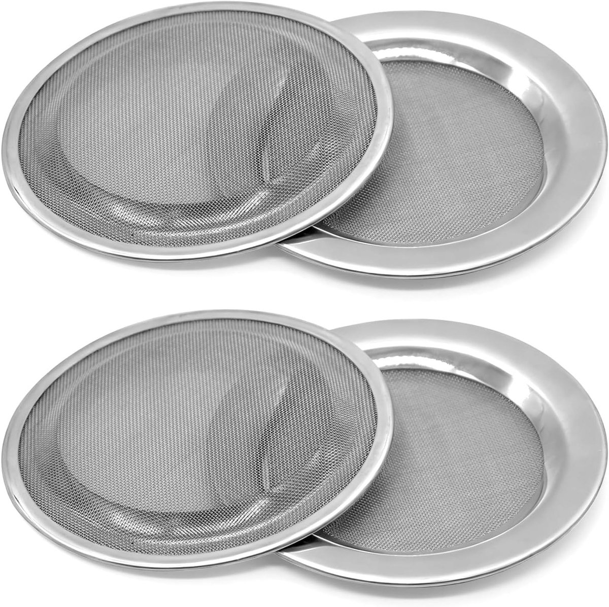 RVS Rookzeef van 10 cm voor Rookovens, Inclusief Filter en Geurbranders, Ideaal voor Roken en Aromatiseren