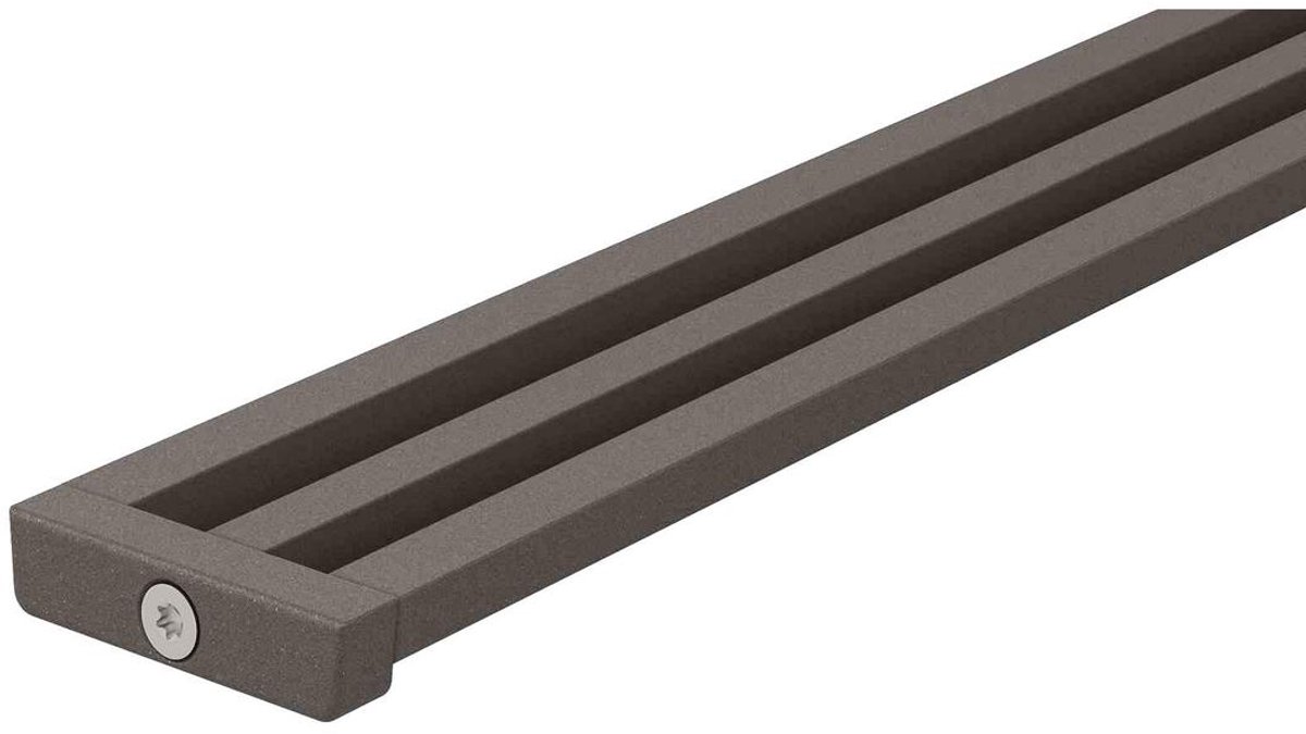 Schlüter Kerdi-Line-Vario Wave 34 - Douchegootprofiel - 180 cm - 34 mm - Grijs