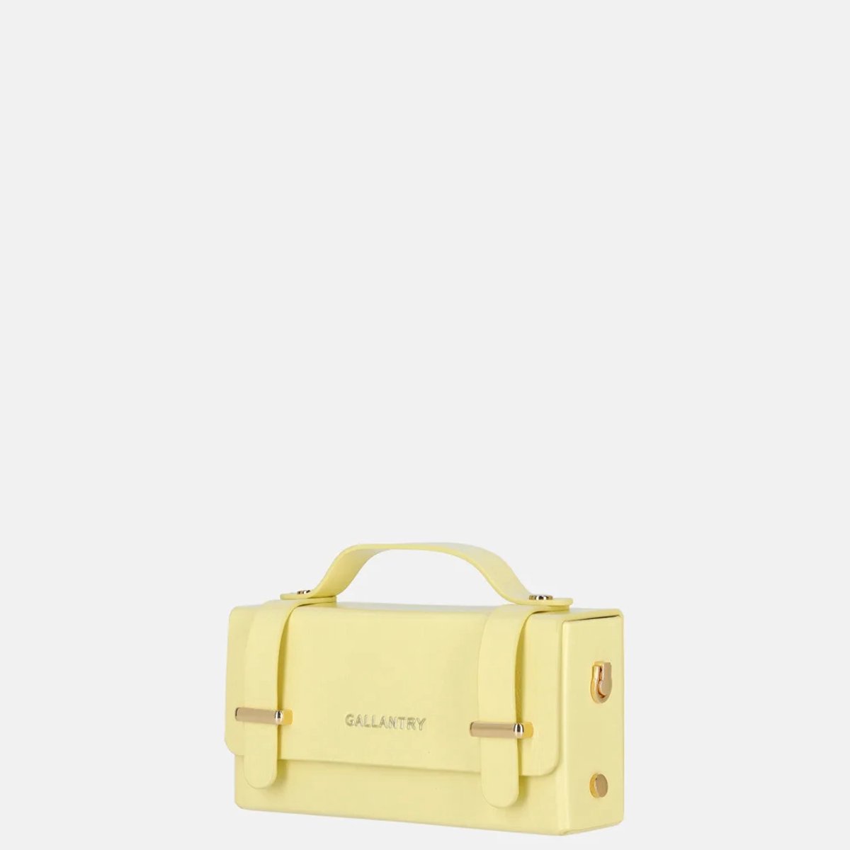 Firenze crossbody tas lak yellow