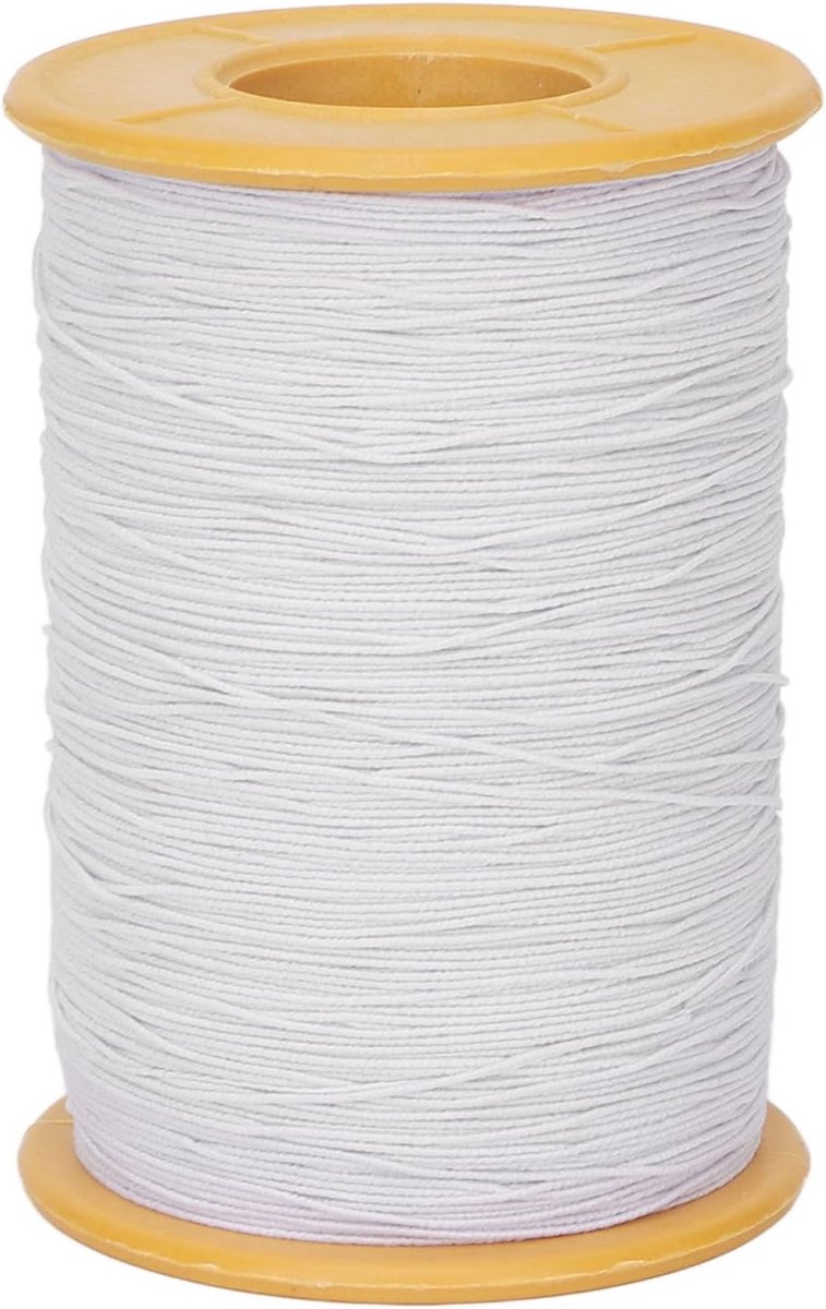 Elastisch Sieradenkoord 0,5 mm - 100 Meter Transparant Rekbaar Koord voor DIY Kralen Armbanden, Hangers en Creatieve Projecten - Sterk en Knoopvast Elastiek voor Zelf Sieraden Maken