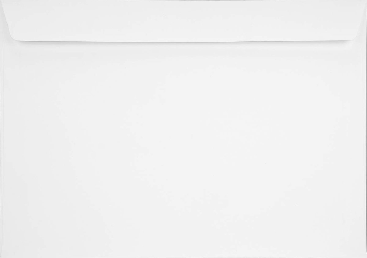 10 grote witte enveloppen C4 229 x 324 mm 120g Olin grote envelop enveloppen elegant voor documenten foto's uitnodigingen huwelijk certificaten contracten brieven A4
