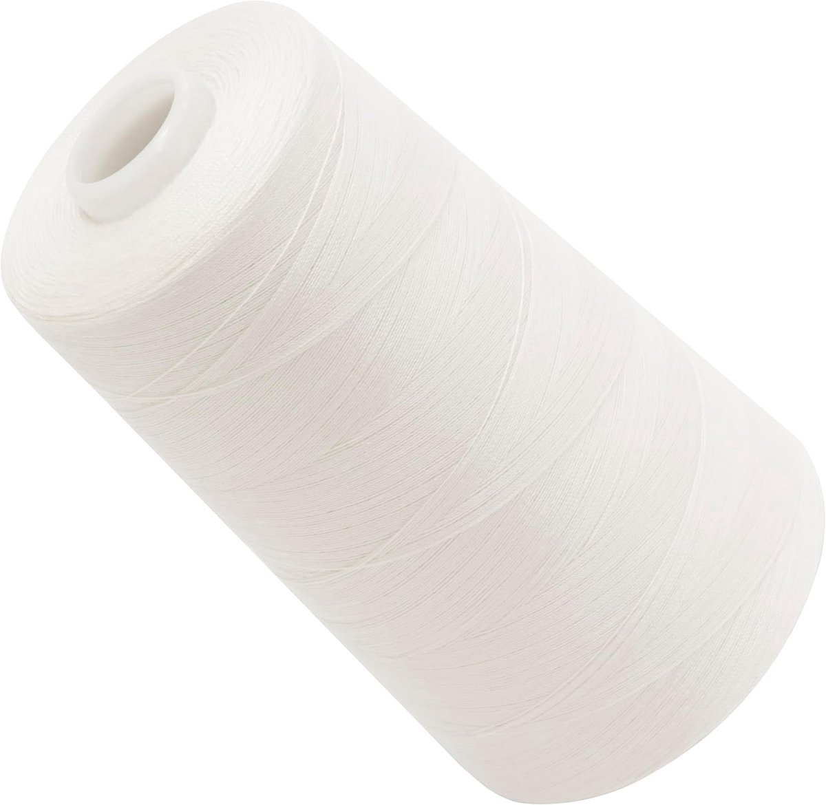 - C72598 - Naaigarenkegel 120 (40/2) 4000 m - van polyester - confectie, kleinwaren, garen, koord, touw, naaien, kleding, draad - kleur ivoor - licht