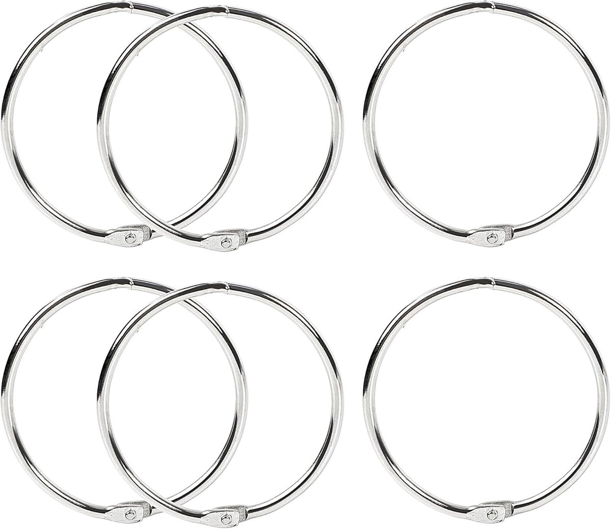 boek losse bladen ordner scharnier snap ring 50 mm binnendiameter 6 stuks