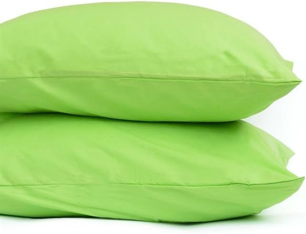 - Kussensloop - Katoen - 60x70 cm - Lime