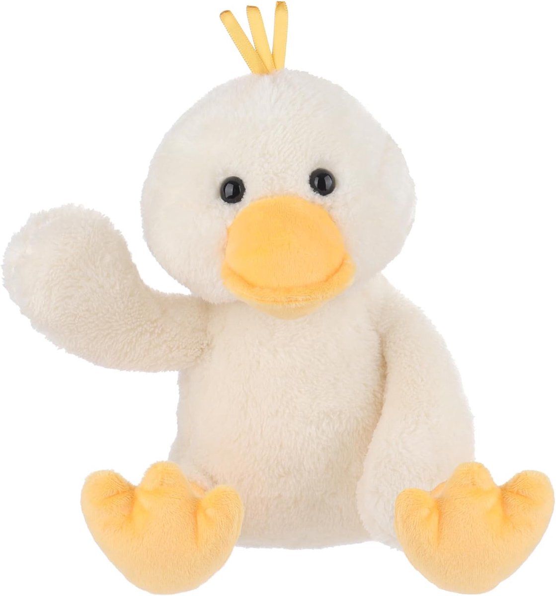 Lamb Eend pluche dier knuffeldier knuffeldier Pasen eend wit 23cm