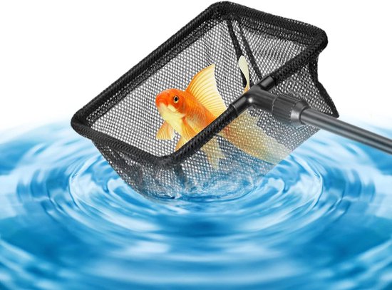 Schepnet - 105 cm Aquarium Visnet Met Uittrekbare Handgreep, Nylon, Opvouwbaar Voor Meren en Vijvers — afbeelding 4