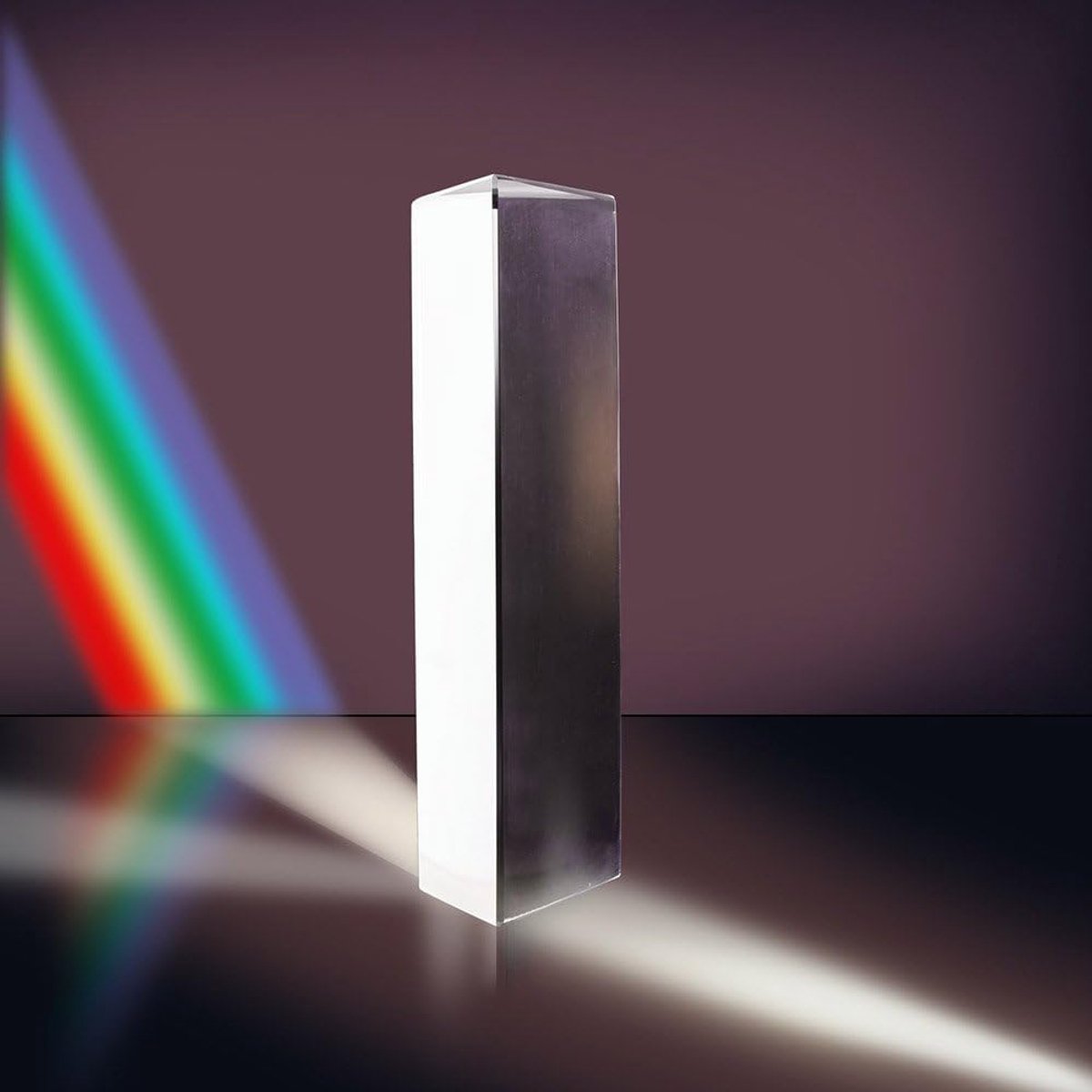 Prisma, Kristallen Optisch Glas, Driehoekige Prisma Refractor voor Natuurkunde Onderwijs Lichtspectrum