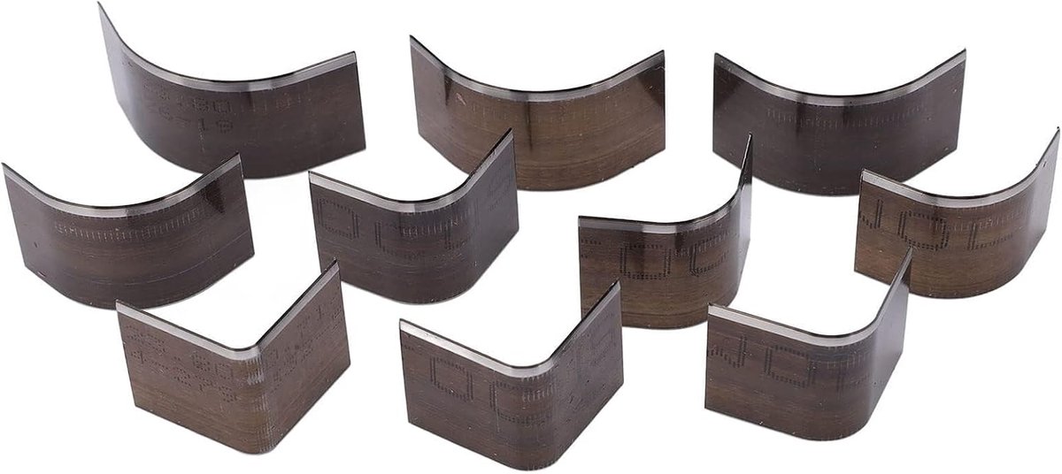 Hoeksnijder Set, 10 Stuks Leerbewerking Gereedschap voor Riemen, Portemonnees, Tassen, Handwerk
