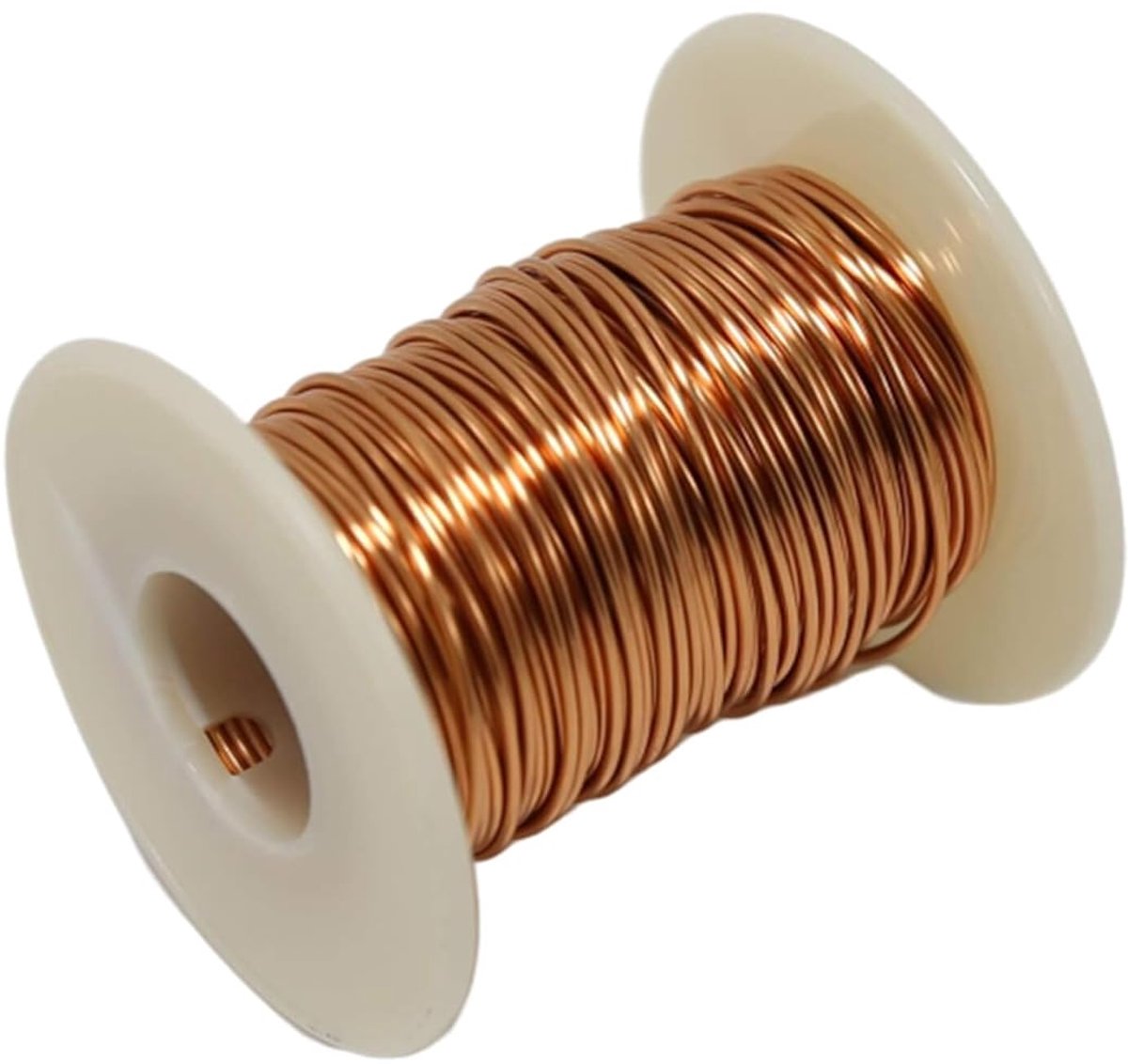 Koperdraad geïsoleerd, koperen spoel, koperlakdraad 1,0 mm, 50 m
