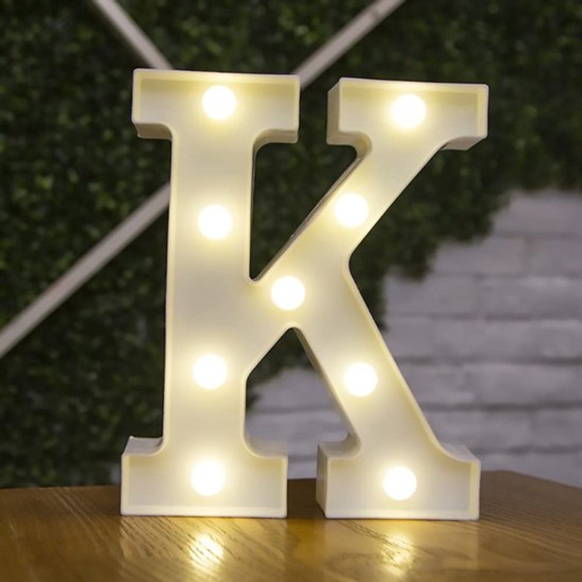 Letterverlichting - LED alfabet lampen - Warm witte verlichting - Decoratieve wanddecoratie - Feestverlichting - Geschikt voor thuis - Kl...