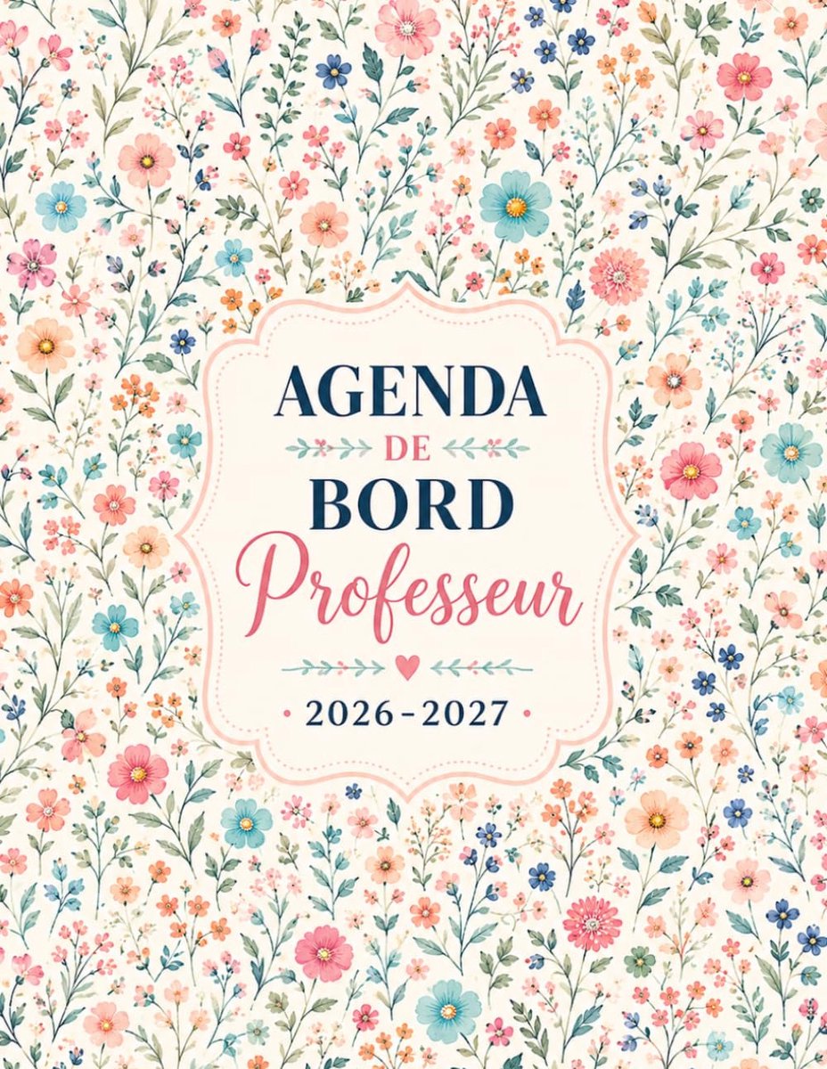 SnelShoppen - Agenda de Bord Professeur 2026-2027: Carnet De Bord Voor Leraren, Semainier met 2 Pagina's per Week, Perfect voor Onderwijs en Planning