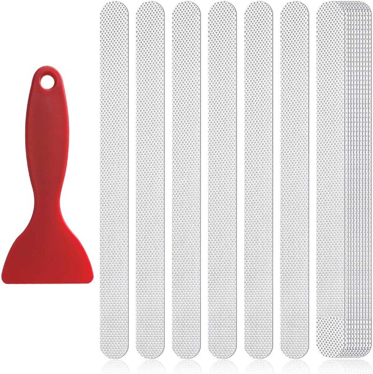 50 Stuks Antislip Douchestickers Set, Veiligheidsbadstrips, PEVA Douchestrips Treden, Transparante Badmat Voor Badkamer, Keuken, Ladders, Traptreden, Zwembaden, Badkuip