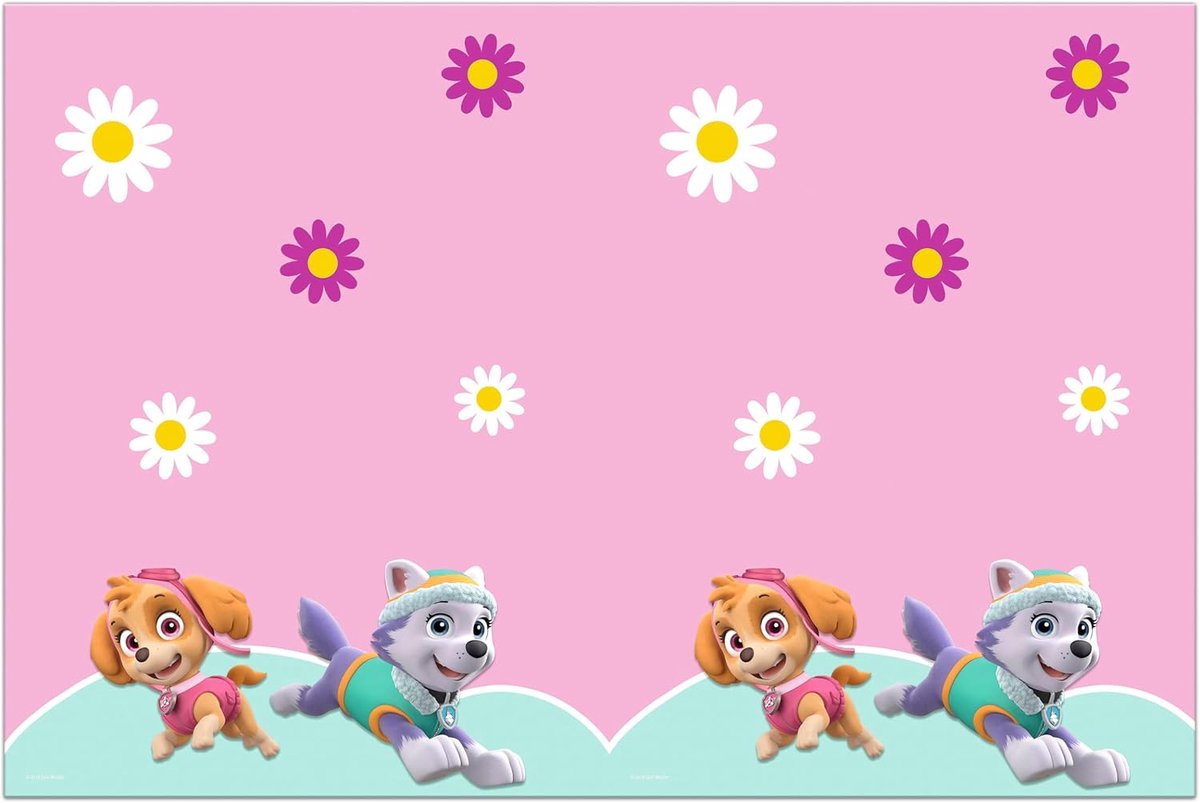 10215312DY - Partyset Skye en Everest, 46-delig wegwerpservies voor kinderverjaardag en themafeest, tafeldecoratie