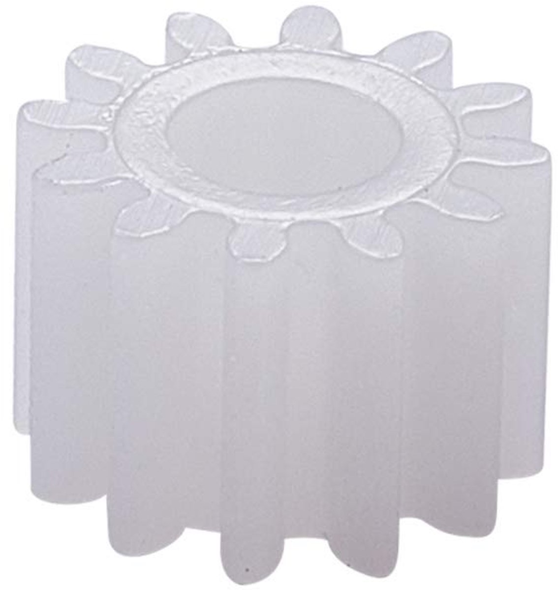 12 Tanden Plastic Gears Set Motor Accessoires- 10 STKS Plastic Spindel Worm Gear Set Tandwiel Wit 7x3mm 0.5 Modulus 5mm Dikte Model 123A voor DIY RC Auto Robot Motor