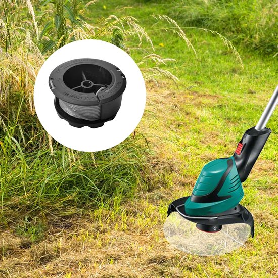 Vervangende trimmerspoel 1,6 mm 6 m voor Bosch Universal GrassCut 18 18-26 18-260 Grastrimmer (6 spoelen) — afbeelding 4