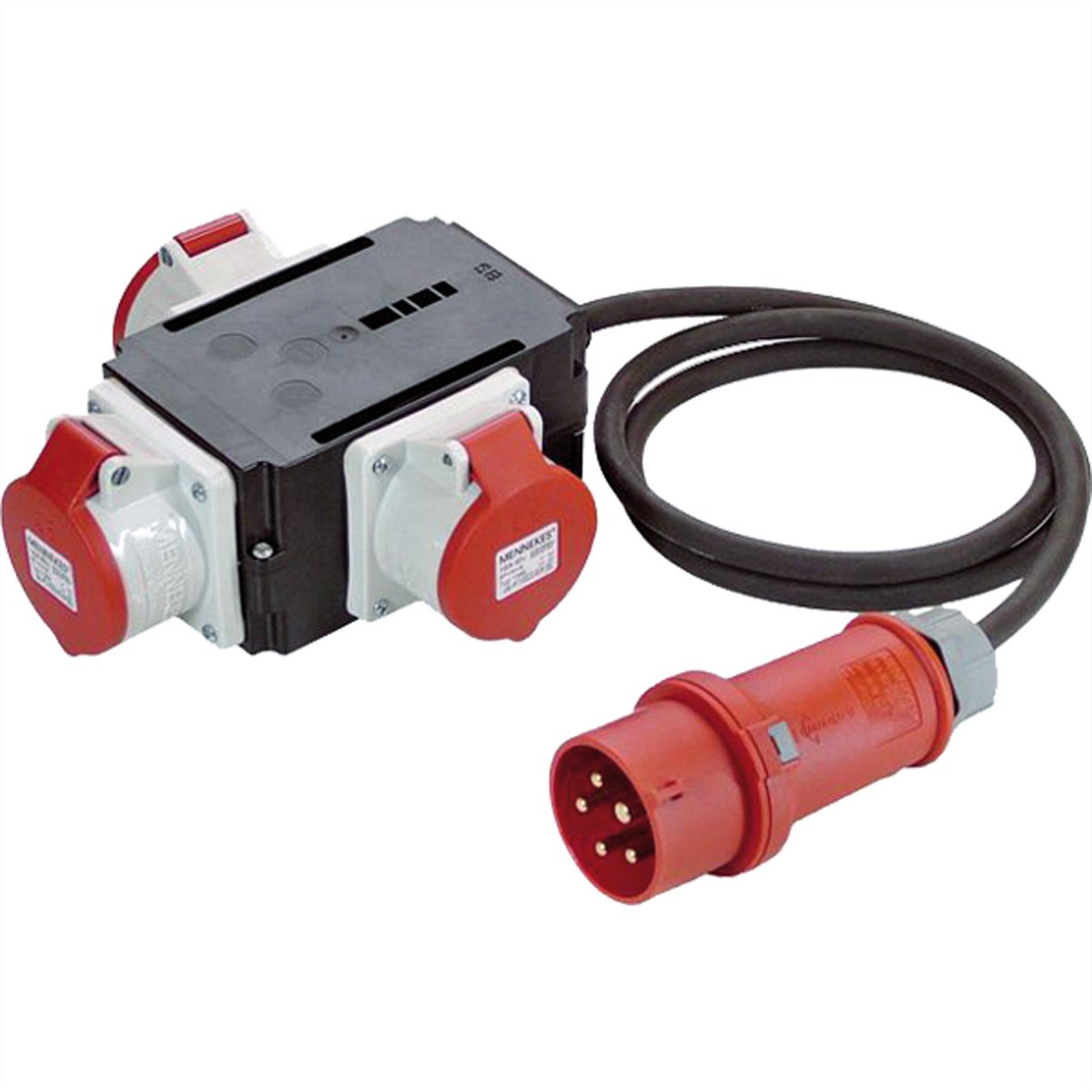 Image of BACHMANN CEE Adapter CEE 400 V/16 A , 3x 16A 5p400V IP44 1,5m