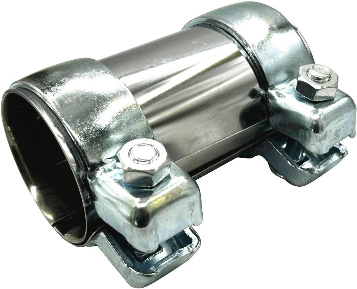 Klemmen set - Exhaust Component - Zilver - Modern - Staal - 60 mm x 125 mm