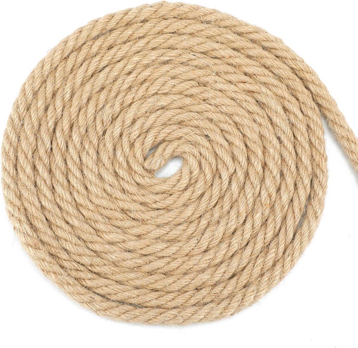 Jute Touwkoord, 10M Bakers Touw voor DIY Ambachten Kunst en Tuinieren Toepassingen 10M*10MM