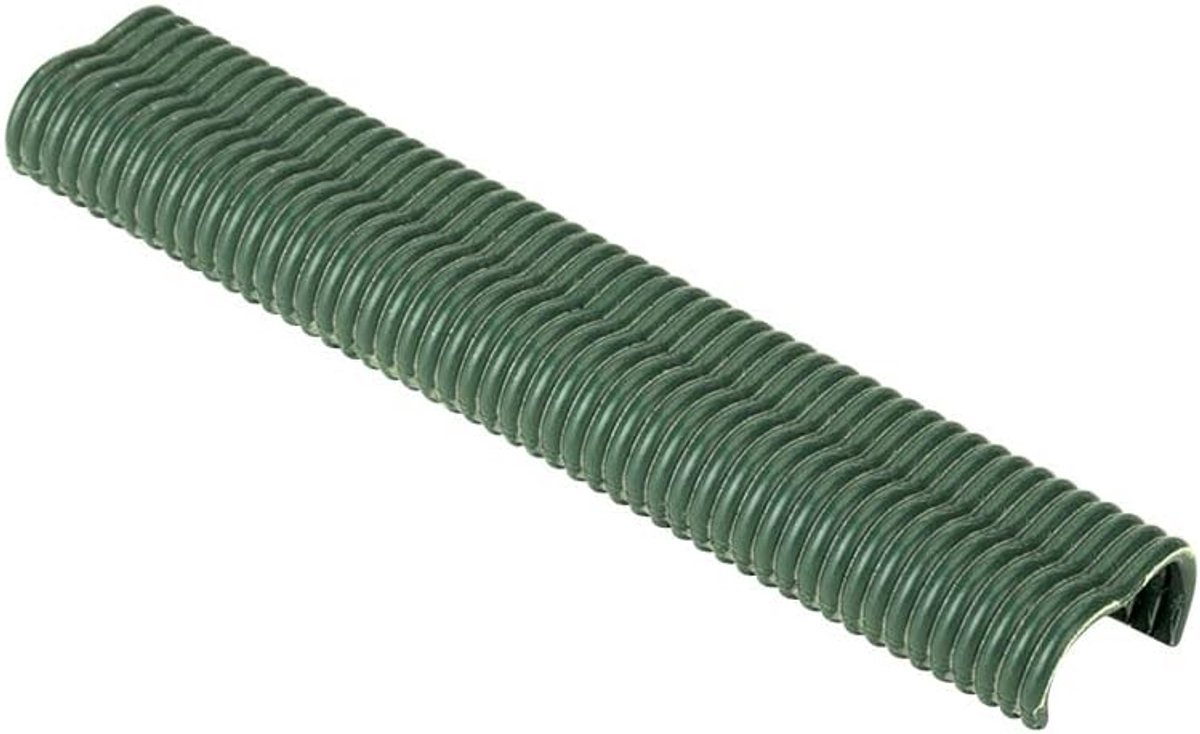 Nietjes voor hekken Ω20 – blister met ringklemmen van verzinkt staal, omega-20, diameter 2 mm, perfect voor hekken binden, inclusief 1000 stuks, groen