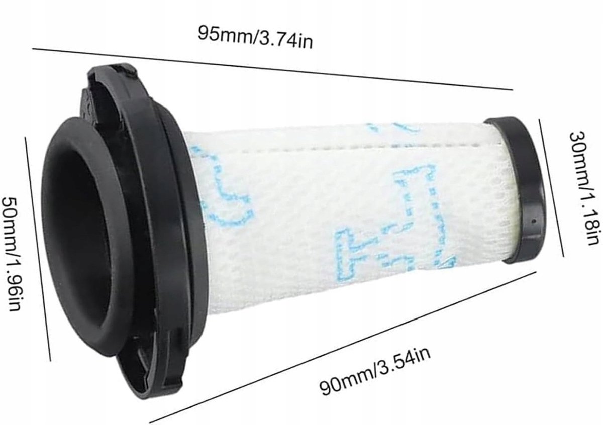 AreoSe - Stofzuigerfilter voor TEFAL X-Force FLEX 9.60 AQUA TY20C4, Tefal X-Nano - 2 stuks