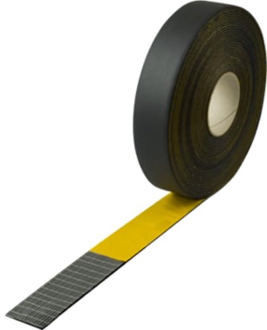 rubbertape 50mm x 3mm x 15m - 3mm dik, 50mm tot 100mm breed, 15m lang, voor verwarmings-, ventilatie- en airconditioningsystemen, hittebestendig — afbeelding 5