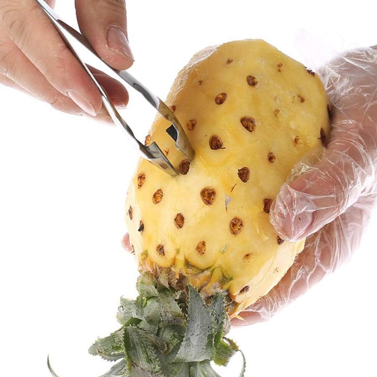 tang van roestvrij staal, ananas, oogschilfers, ananasmes, oogverwijderaar