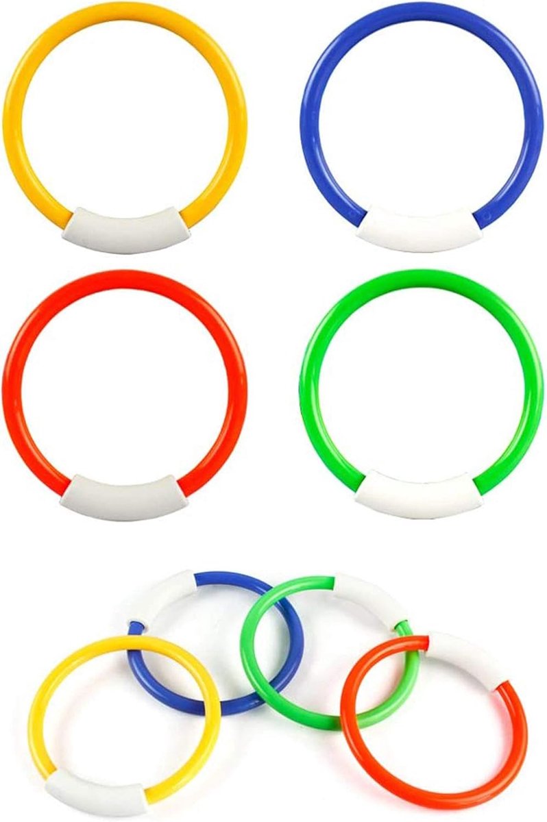 Duikringen onderwater zwembad speelgoed ringen-5 1/2 inch diameter