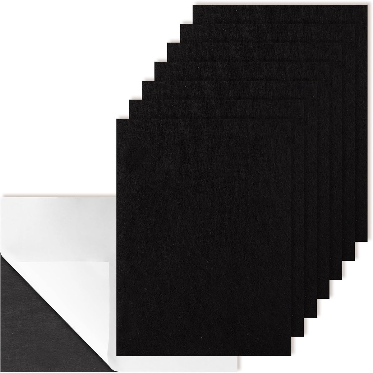 yumcute Viltkussens voor meubelpoten, 15 × 11 cm, set van 8 stoelpootbeschermers, 5 mm dik, grijze vilten meubelpads, vloerbeschermers, op maat gesneden vilten pads voor meubelpoten