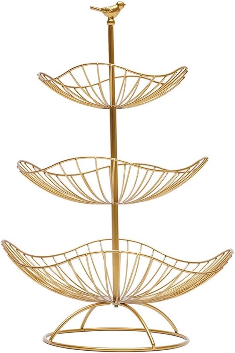 3 etages fruitmand chtemand fruitdispenser metaal fruitschaal decoratie fruitmand fruitschaal groentemand staand rek ijzeren etagère decoratieve taartstandaard plaat schaal serveerschaal hangmand
