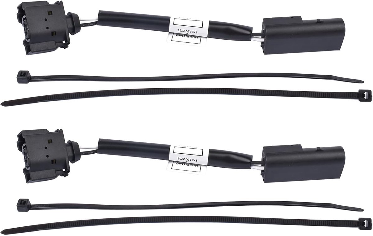 2 x kabel adapterstekker nokkenasdephensor oliestopkabel OM271 OM111 vervanging voor W203 W204 C209 A209 CLK W211 W211 R171 SLK 906 Sprinter 2711502733 A2711502733 Inhoud levering: