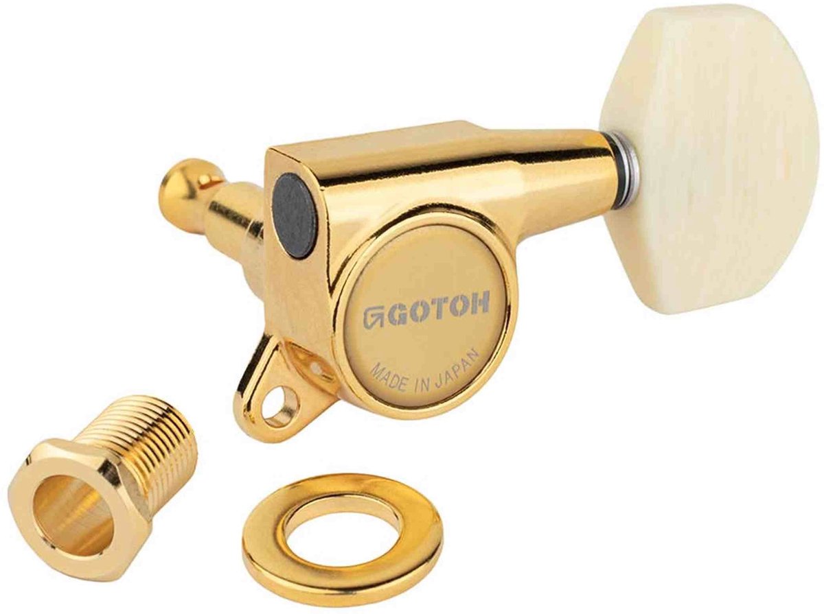 Gotoh GTH13958 SG381 stemmechanieken met M01 knoppen, 3L3R, goud
