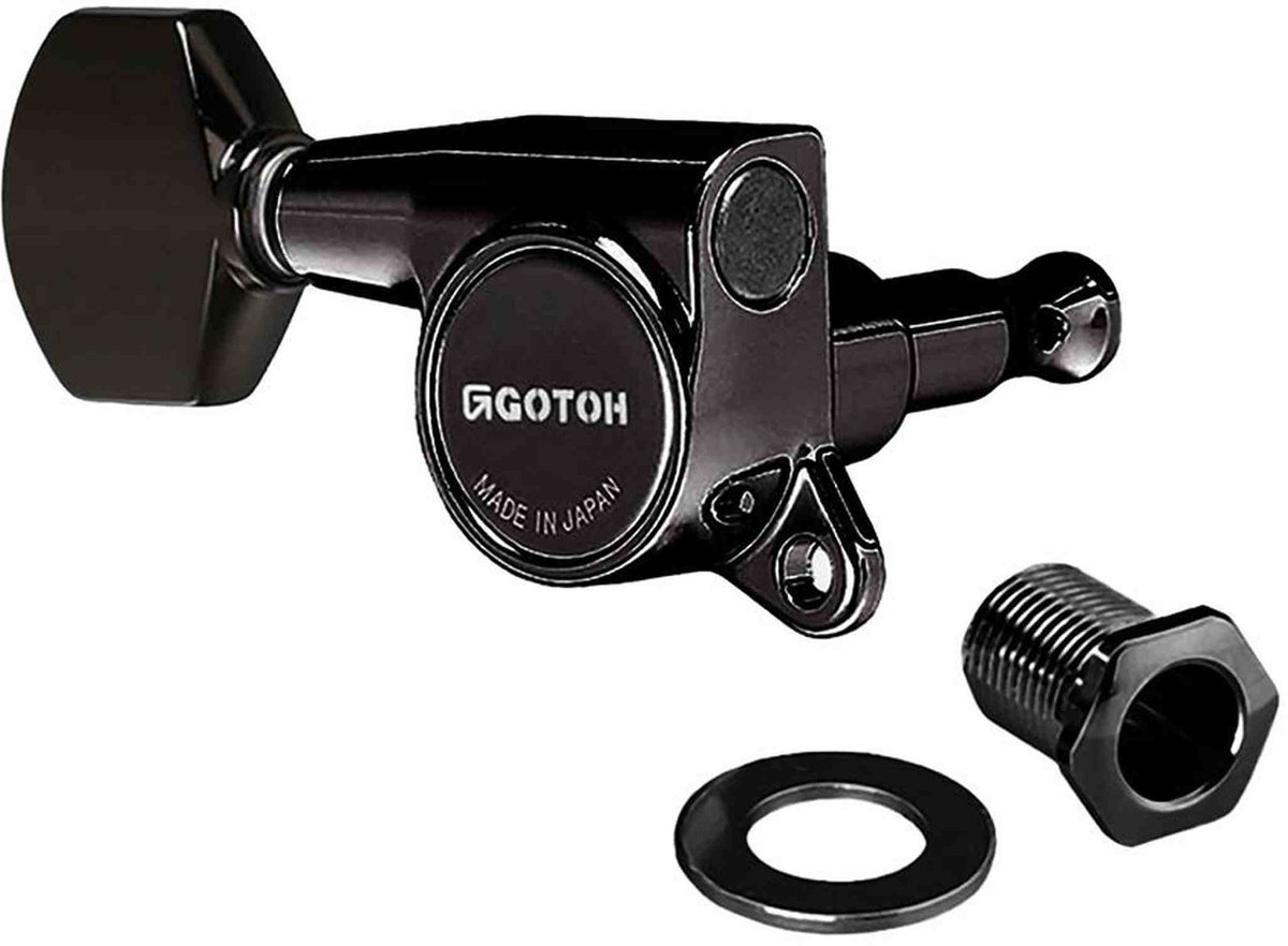 Gotoh GTH13838 SG381 stemmechanieken met 07 knoppen, 6R, zwart