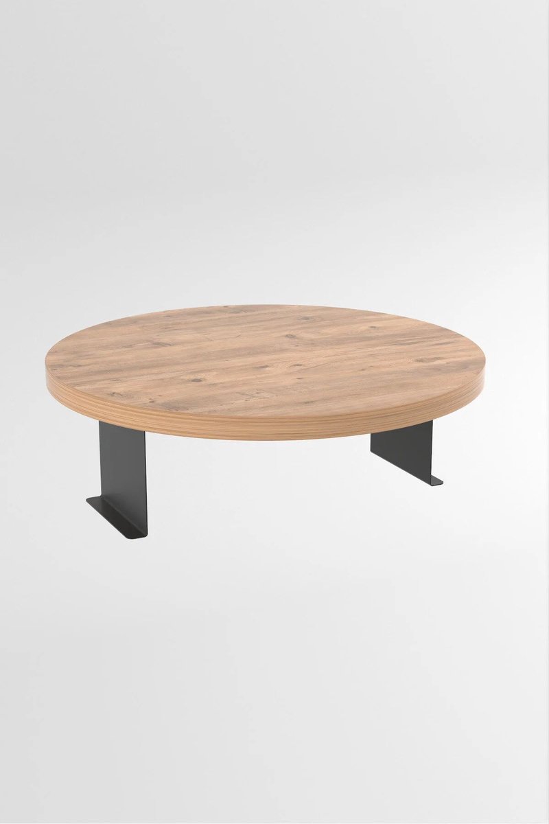 Asir - Armleuningtafel - Eiken - 32 x 32 x 10 cm
