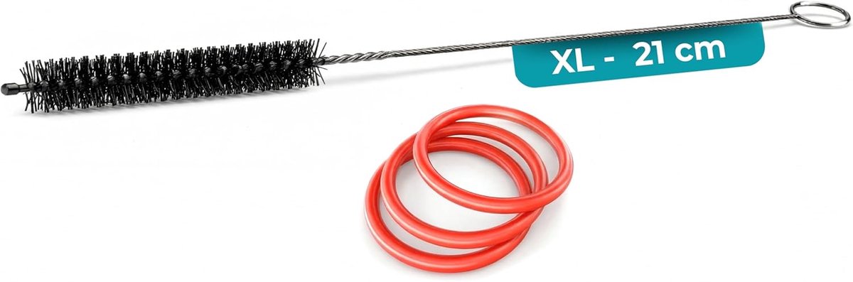4-delig reinigingsset voor zetgroep DeLonghi & AEG - onderhoudsset & reserveonderdelen o.a. ECAM ESAM zetgroep - incl. 3x O-Ring afdichting voor volautomatische
