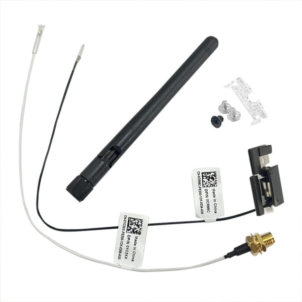 WiFi antennekabel vervanging voor Dell OptiPlex 3020 3040 3050 3060 3070 5050 7040 7050 7060 7070 9020, 2.5G D09U001 FWR8V P9YC5 YC 3XX 3XX 0WF4 V9 0F3XFM WiFi-antennekabel