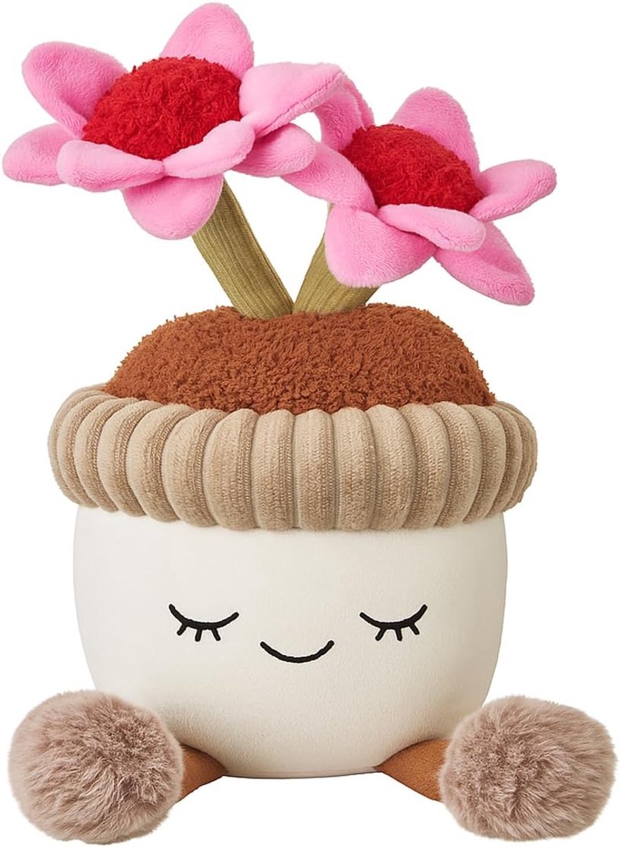 Knuffeldier Plant Bloem Zonnebloem Pop Stof Planten Materiaal Beeldje Decoratie