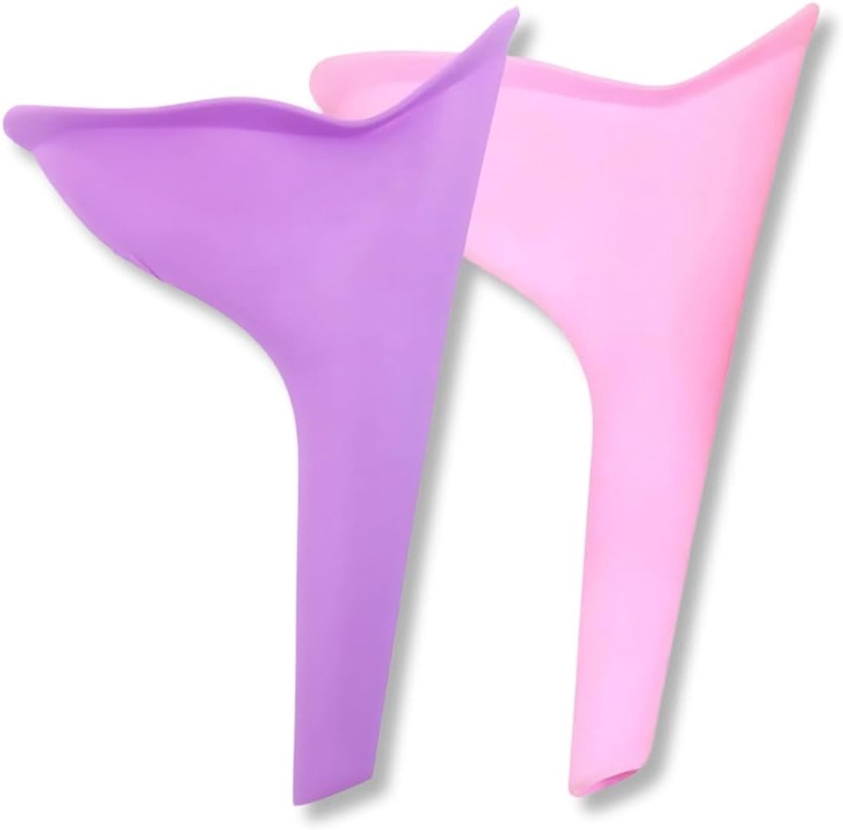 Urinoirs voor vrouwen - draagbare vrouwelijke zachte siliconen urinoir - willekeurige kleur verzending (roze of paars) - hygiënische accessoir