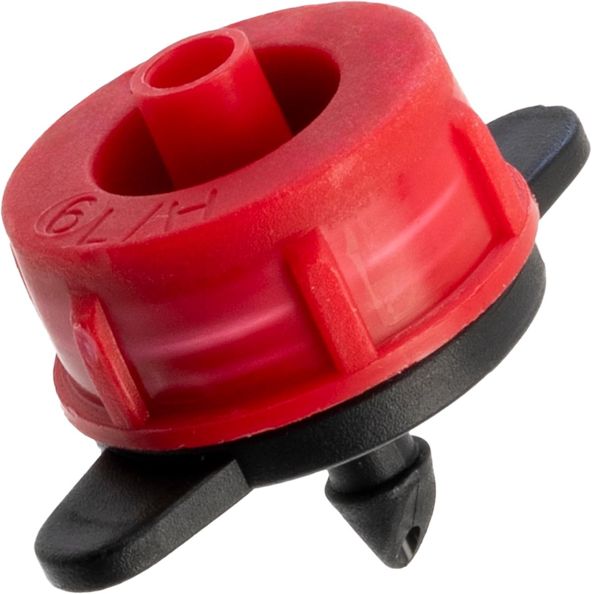 - Set van 25 druppelaars debiet 6 liter per uur l/u - druppelirrigatiesysteem tuinirrigatieapparatuur - van plastic - kleur rood