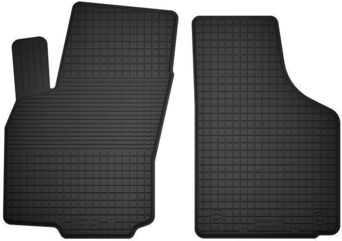 matten vooraan geschikt voor Renault Twingo I (1993-2006) hatchback | 2-delige set, alleen voor | betere pasvorm dan universele matten | zwart