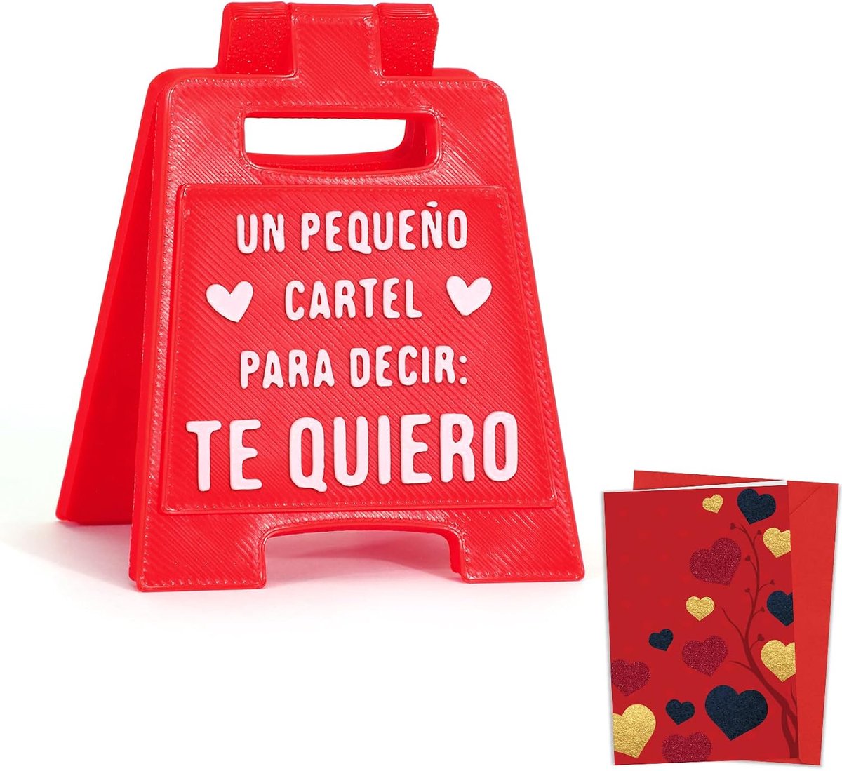Pareja Novio Novia Regalo de San Valentín para Ella Él, Divertidos Te Amo Cartel Señal Mini + Tarjeta Con Sobre voor San Valentín Decoración Adornos Cartel Regalo Pareja Divertido