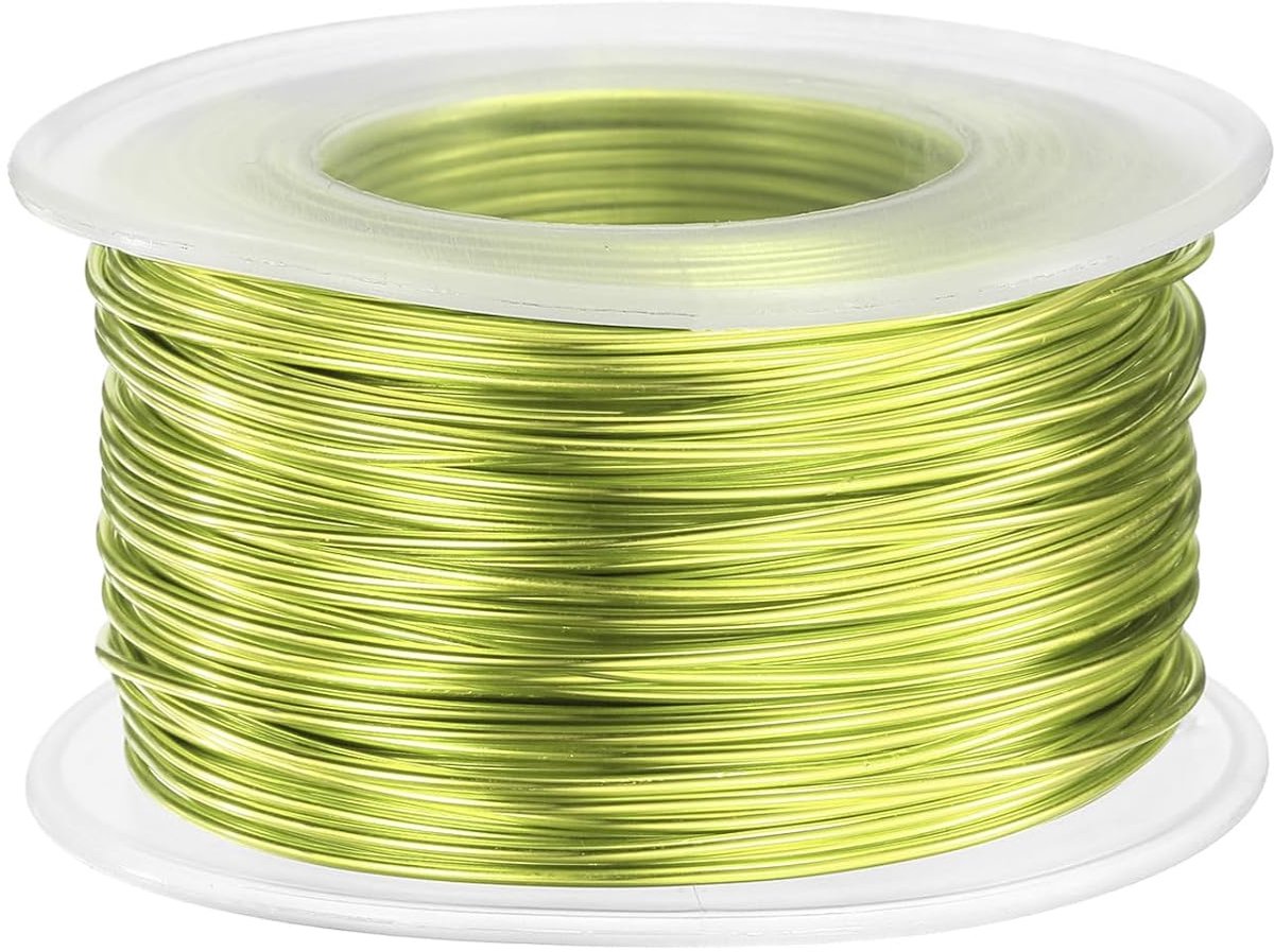 Draad, 18 gauge aluminiumdraad, 1,0 mm x 30 m (D x L), flexibele buigzame aluminiumdraad, metaal, sieradendraad, bloemendraad voor sieraden, modelleren, knutselen, doe-het-zelf