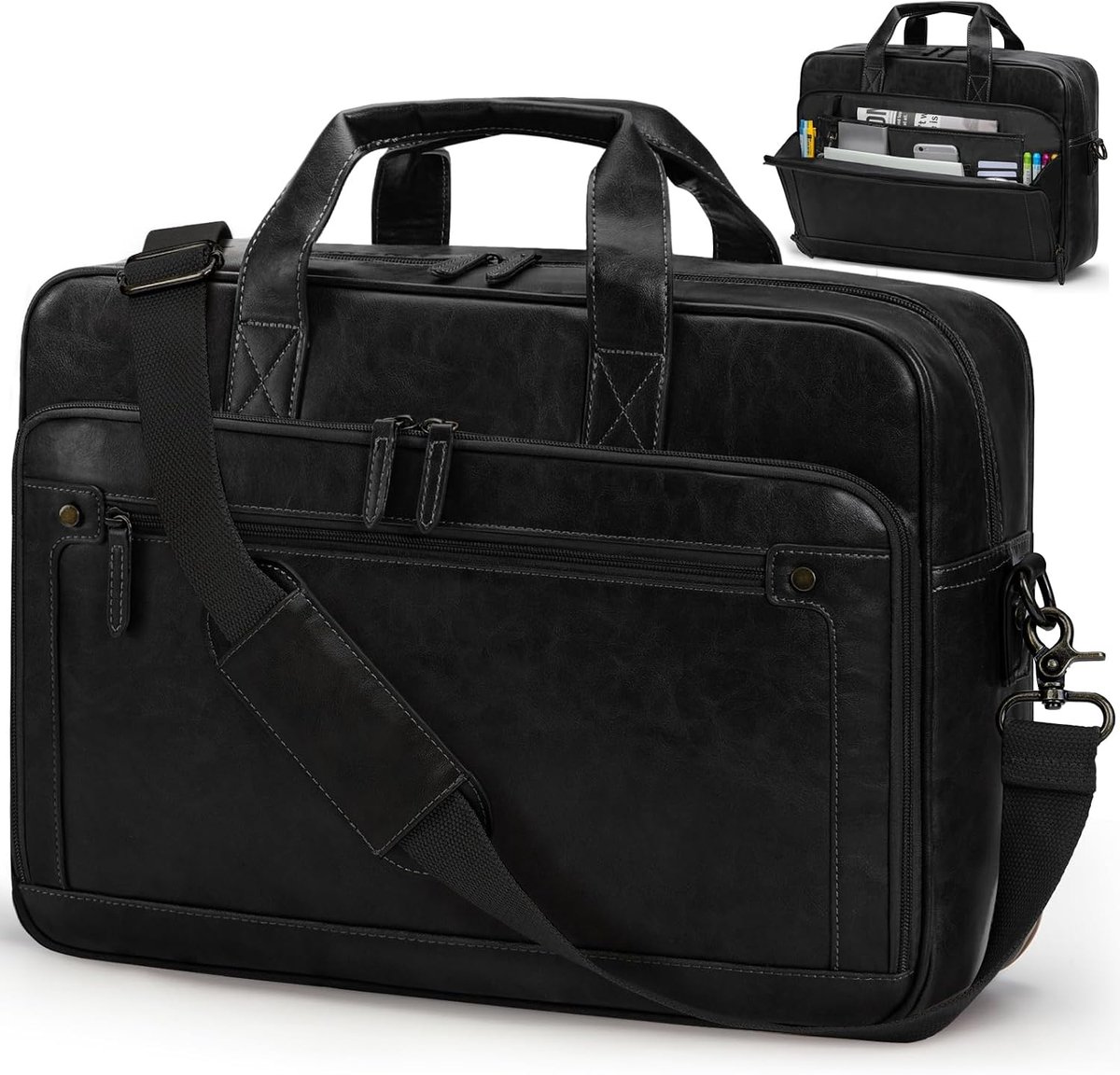 Messenger Bags Voor Mannen Satchel Tas Mannen Laptop Tas 15.6 Inch