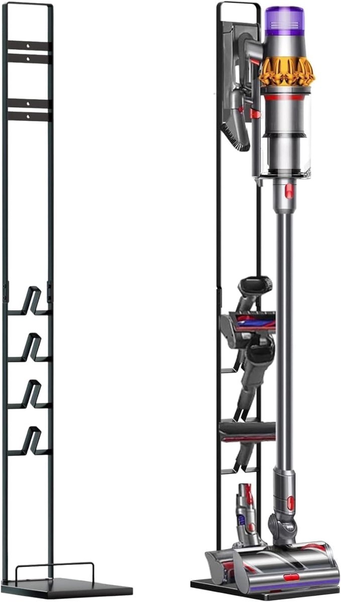 Standhouder Station Compatibel voor Dyson V6 V7 V8 V10 V11 DC58 DC59 DC62 DC74, Stofzuigerstandaard vloerhouder zonder boren van de muur