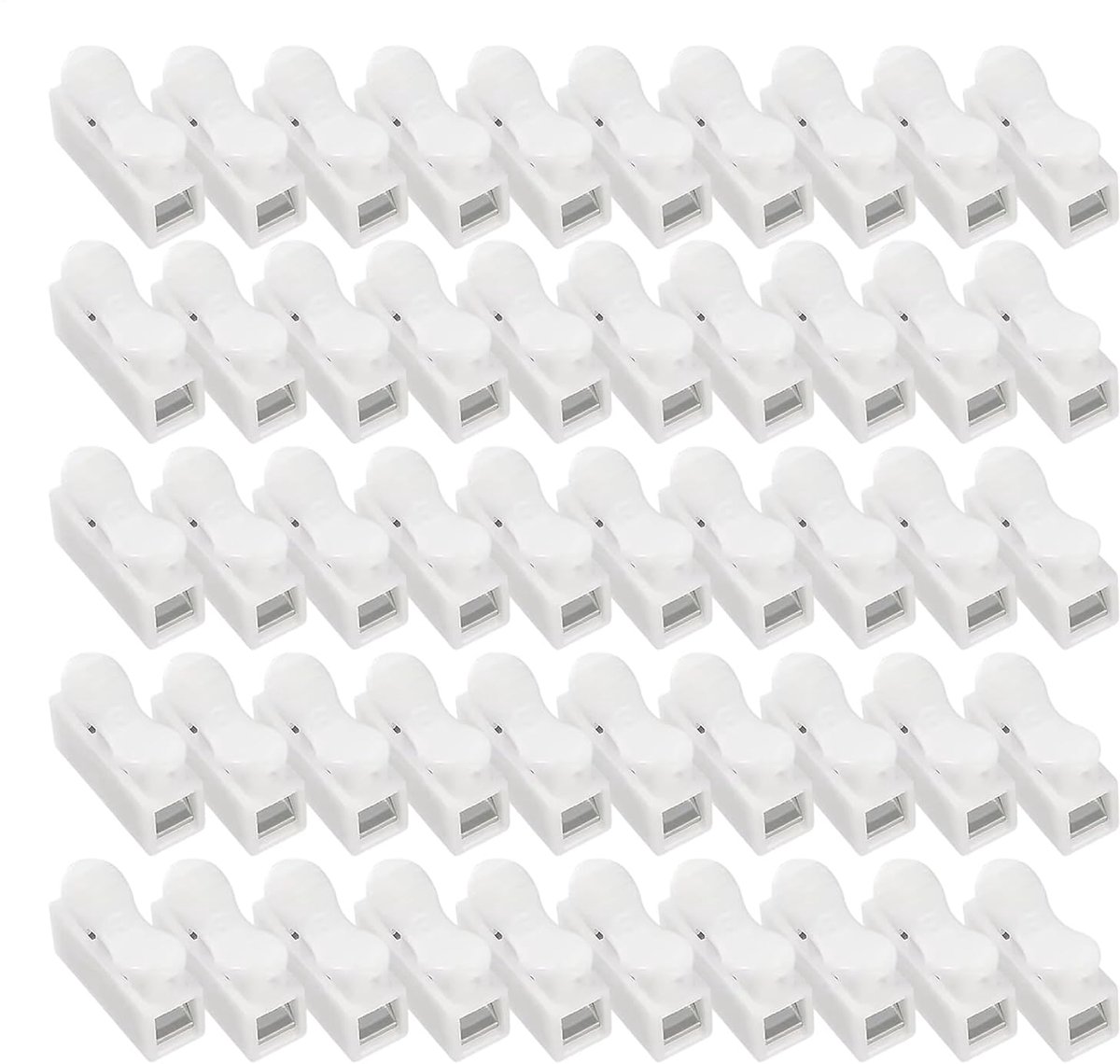 Draadverbinders - Snelle Aansluiting Elektrische Veerconnectoren | 50 Delig Assortiment Voor Auto Industrie Huishoudelijke Verlichting