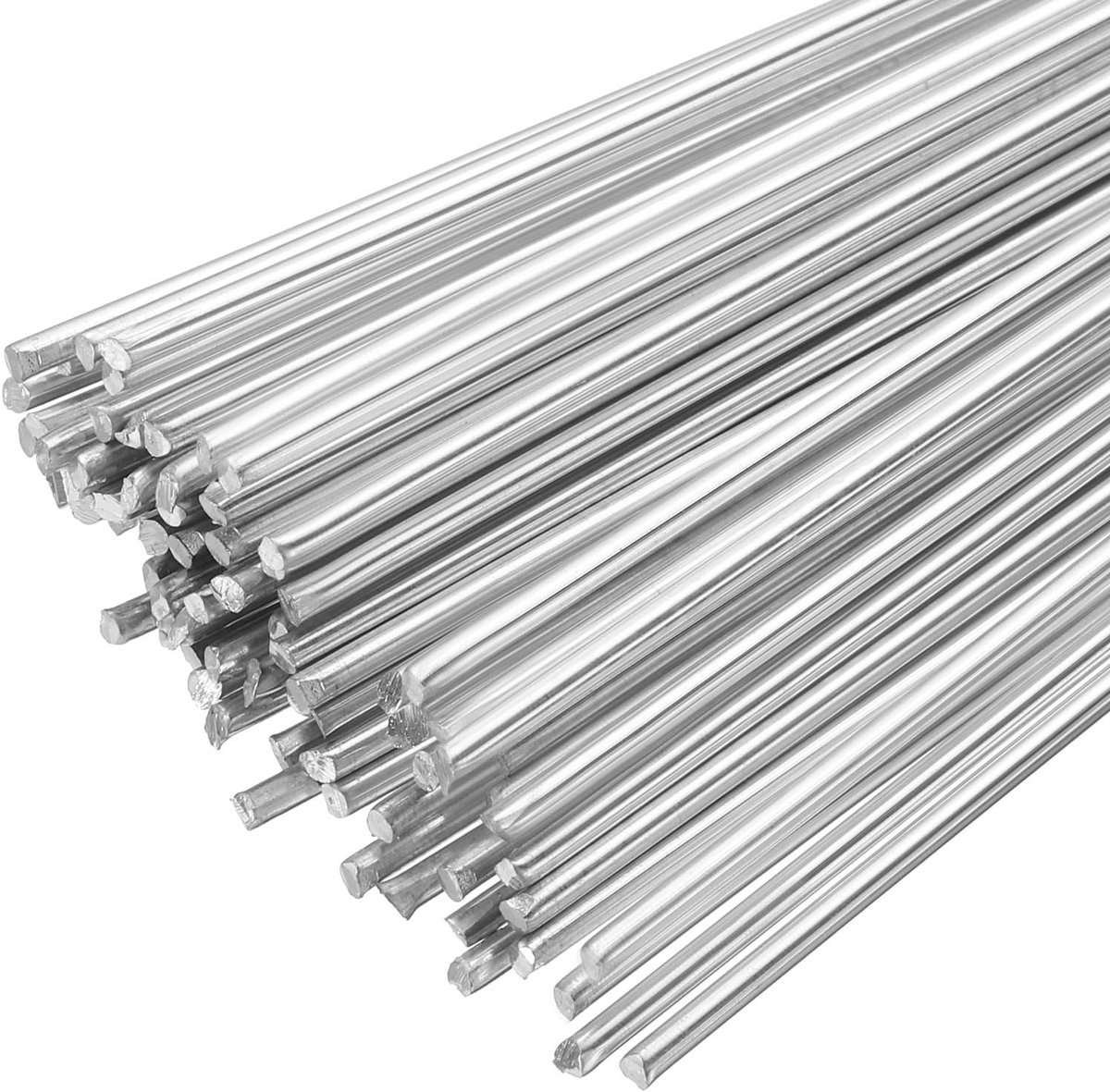 80 stuks aluminium lasstaven 9,84 inch x 1/16 inch aluminium silicium lasdraden lage temperatuur eenvoudig smelten voor metaal, roestvrij staal, koper